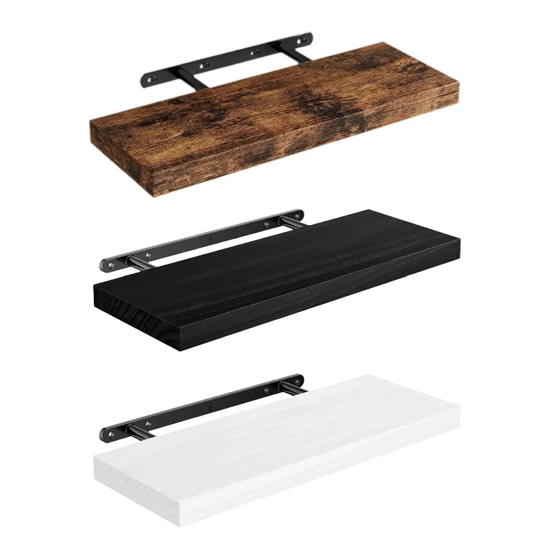 Floating Shelves - Плавающая настенная полка, декоративная, прочная, многофункциональная,