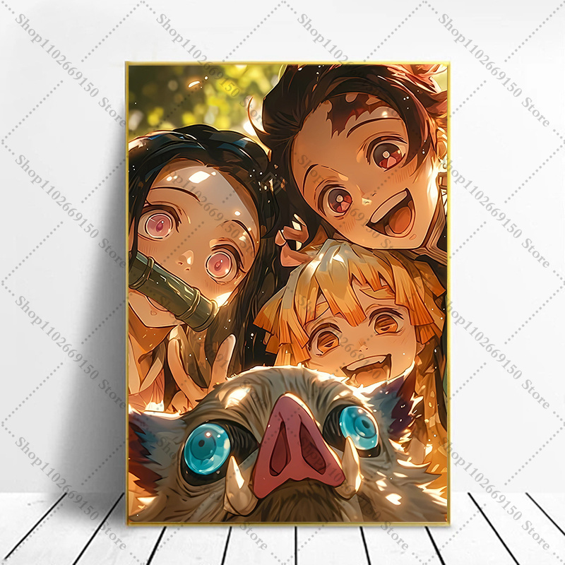 Home Decor Frames - Креативная аниме-картина для декора дома, аксессуары,