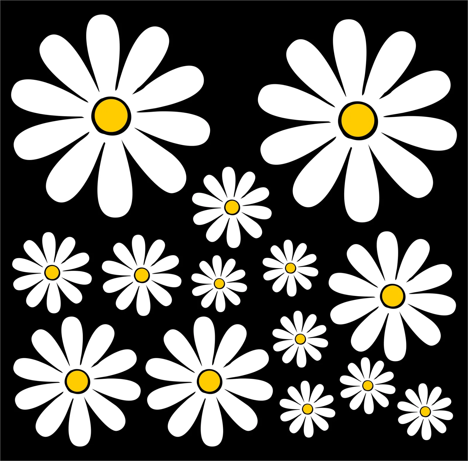 Home Decor Daisy - 15 см маргаритки наружные милые, ПВХ
