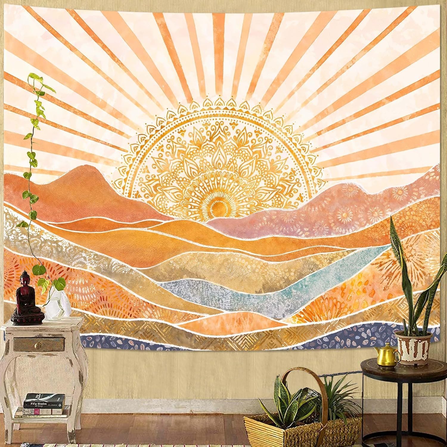 Aesthetic Tapestry - Эстетичный гобелен в стиле бохо с