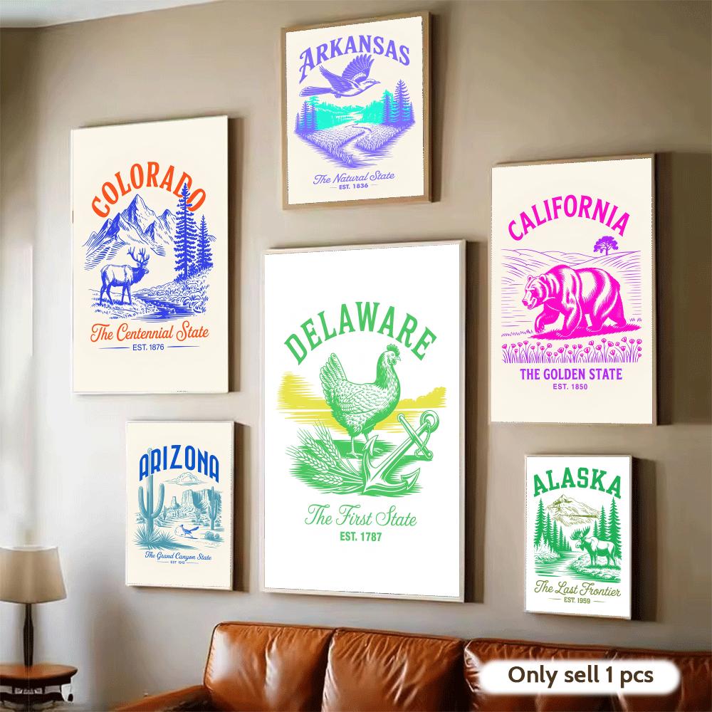 Home Decor Design Ideas - Современный самоклеящийся художественный постер с дизайном