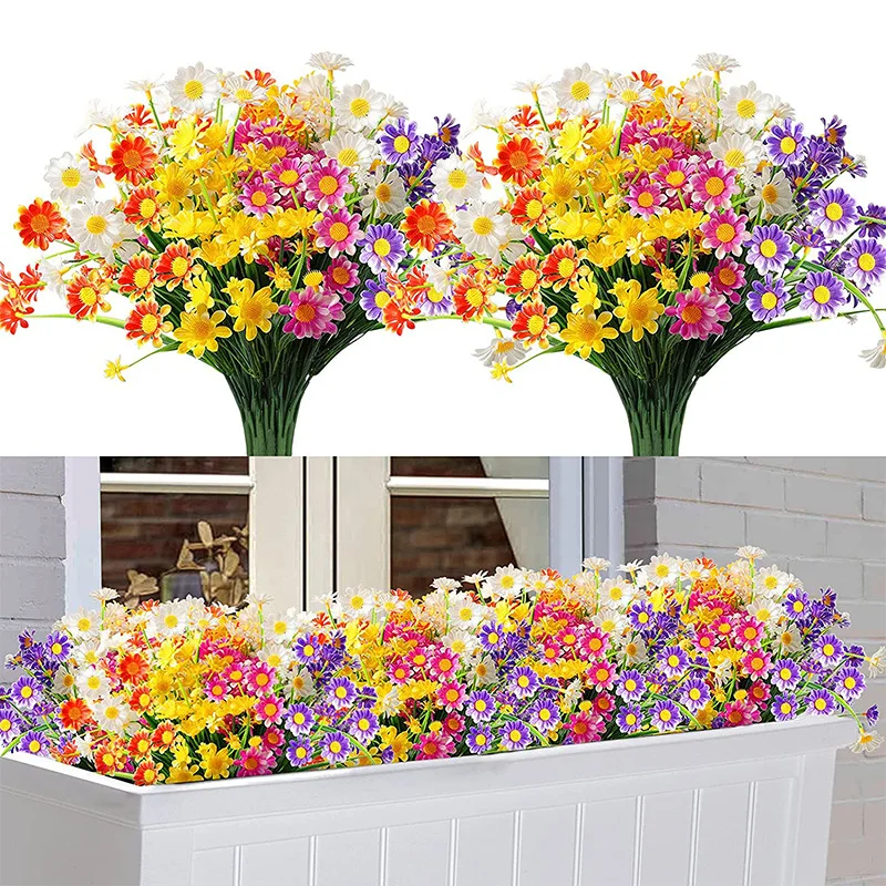 Home Decor Daisy - 35 см искусственный цветок ромашка анти-УФ