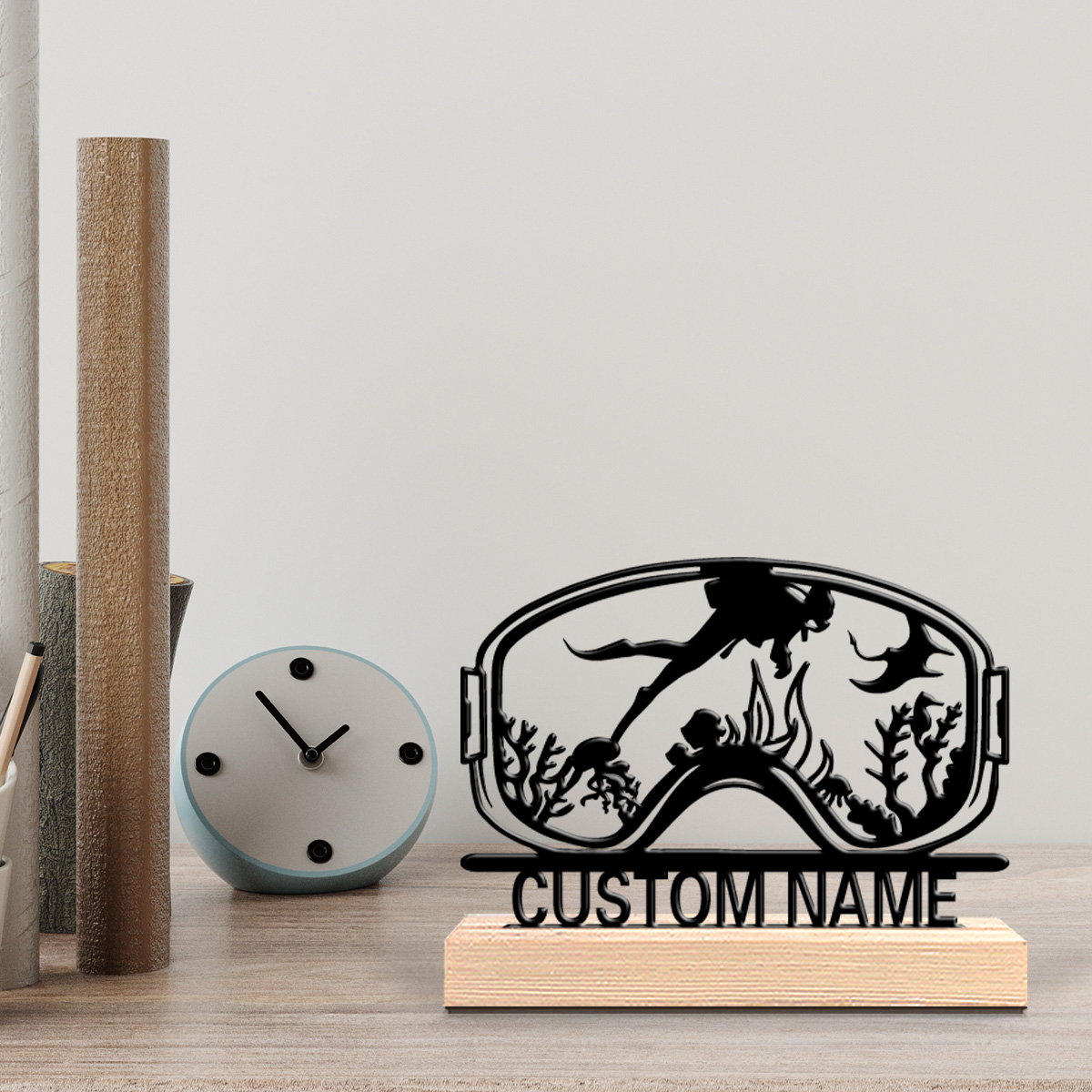 Home Decor Product - 1 шт. Милый персонализированный деревянный настенный