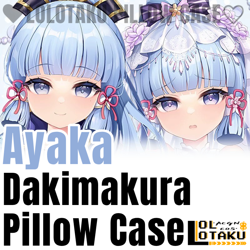 Home Decor Game - Наволочка-дакимакура Аяка из игры Genshin Impact,