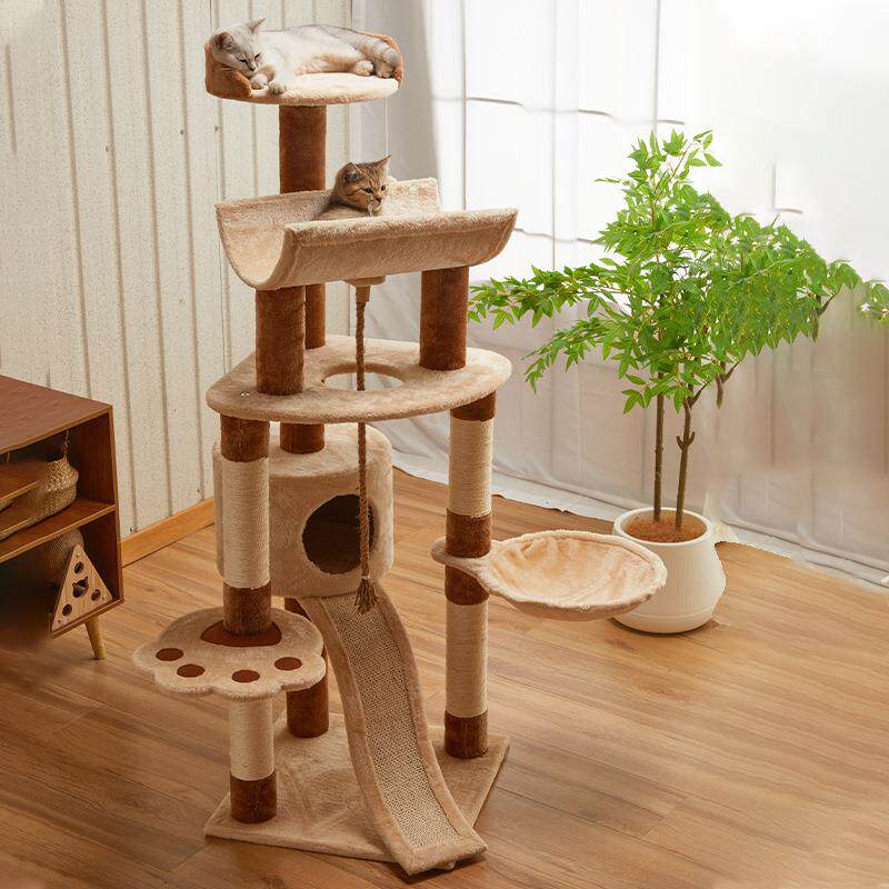 Home Decor Kota - Роскошная деревянная лежанка-башня для кошек с