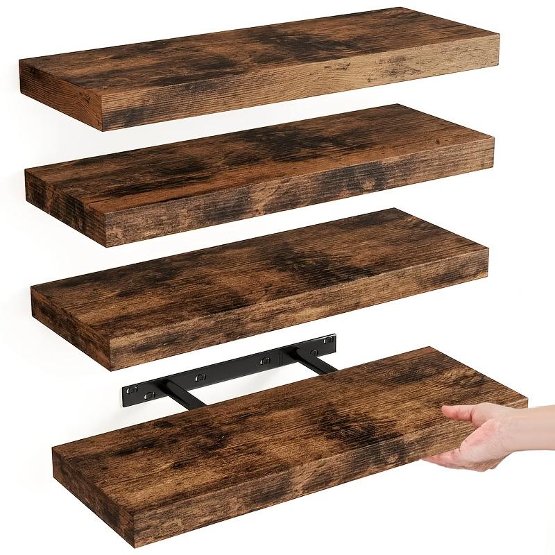 Floating Shelves - 4 шт. настенных плавающих полок из