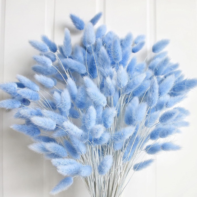 Pampas Grass Decor - 100 шт. синий хвост зайца трава
