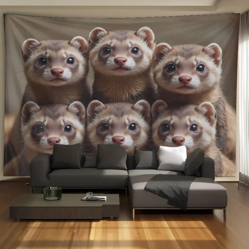 Гобелен с милой группой хорько – обзор и цена Home Decor Design Ideas