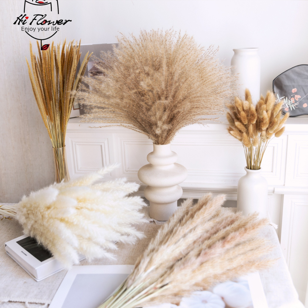 Натуральный сушёный букет из п – обзор и цена Pampas Grass Decor