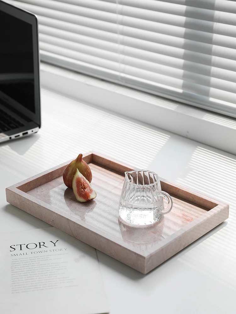 Розовый поднос из натурального – обзор и цена Vanity Home Decor