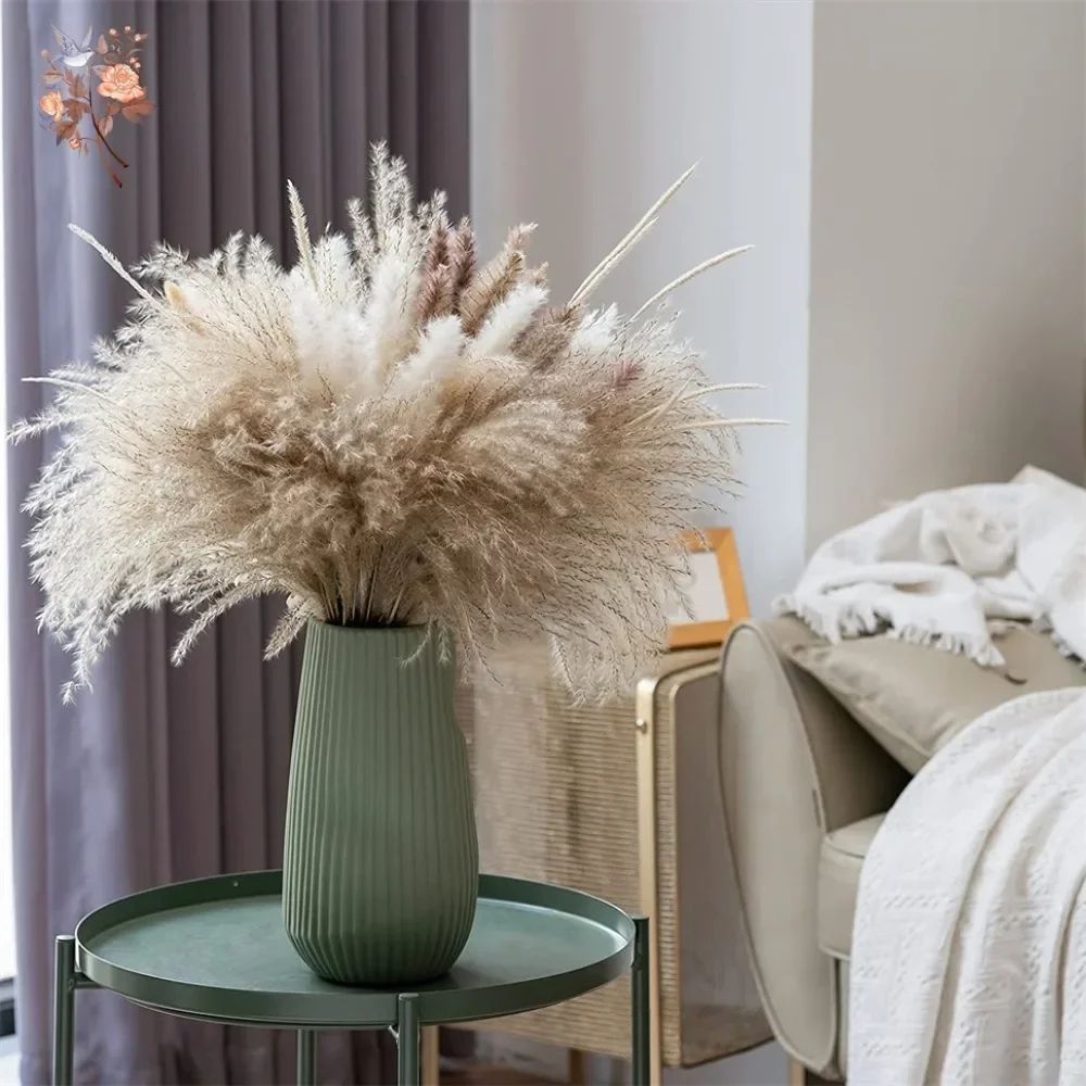 88 шт. натуральных пушистых су – обзор и цена Pampas Grass Decor
