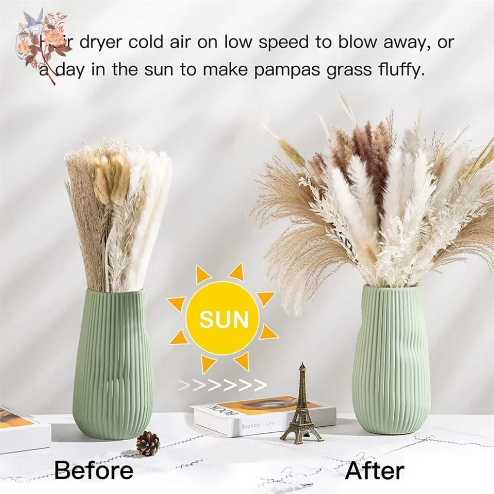 88 шт. натуральных пушистых су – обзор и цена Pampas Grass Decor