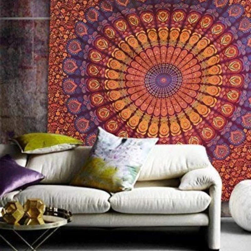 Хиппи Мандала Гобелены Индия Б – обзор и цена Aesthetic Tapestry