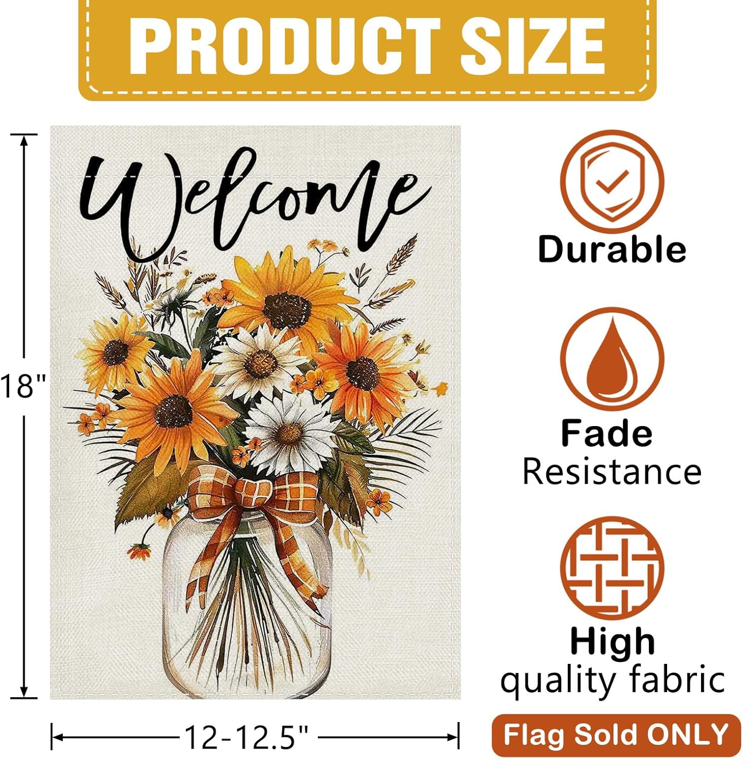 Декоративный садовый флаг Dyre – обзор и цена Home Decor Daisy