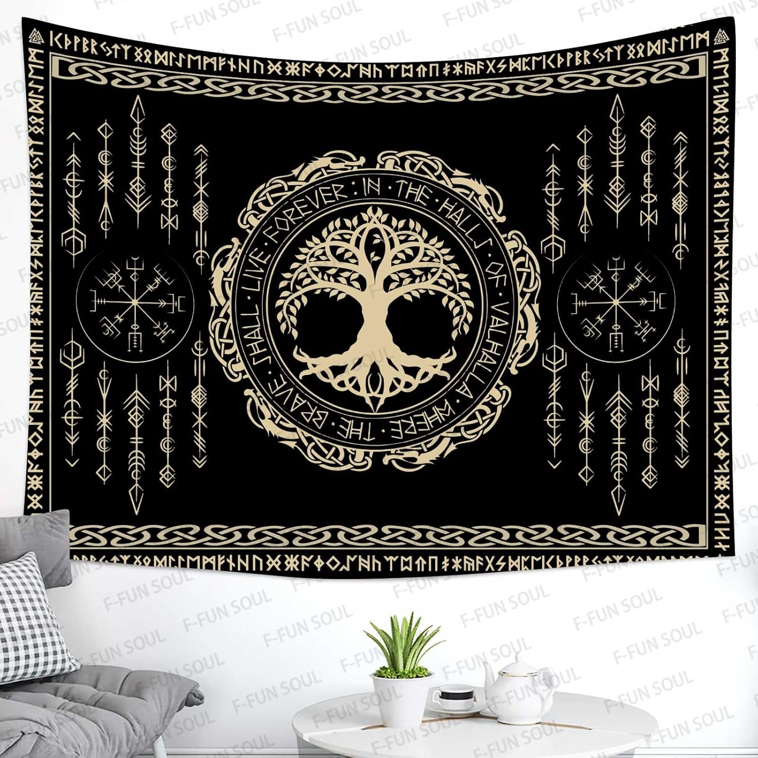 Гобелен в стиле скандинавской  – обзор и цена Aesthetic Tapestry