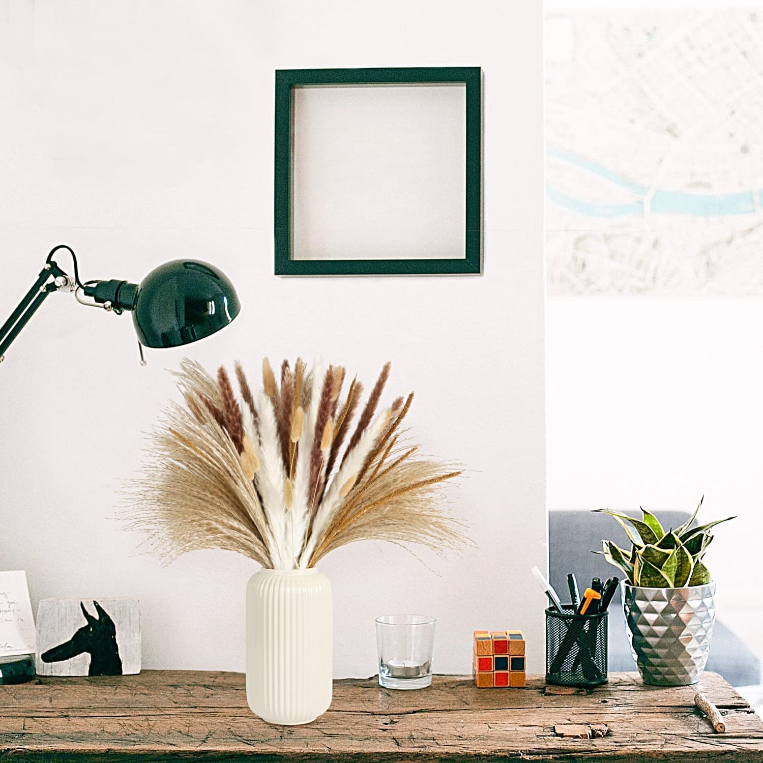 Осенний винтажный букет из сме – обзор и цена Pampas Grass Decor