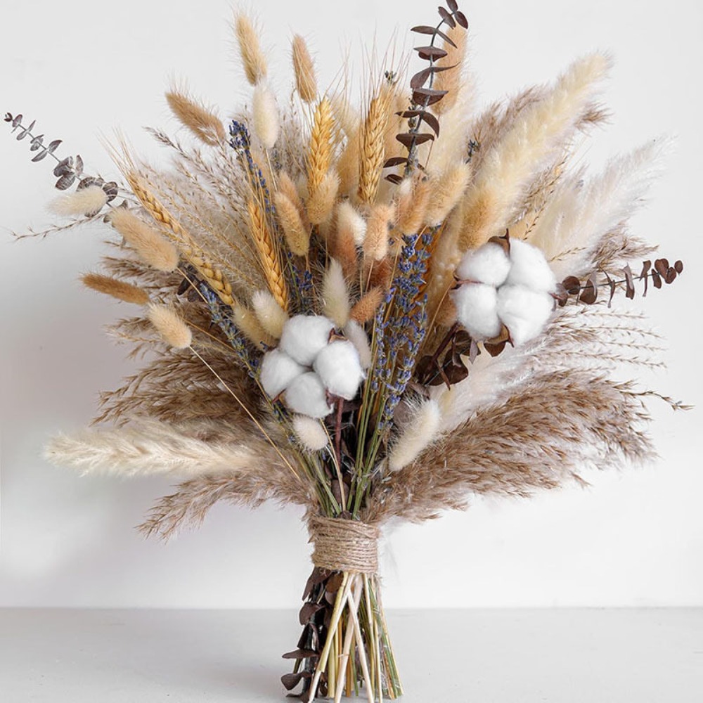 80 шт., букет натуральных суше – обзор и цена Pampas Grass Decor