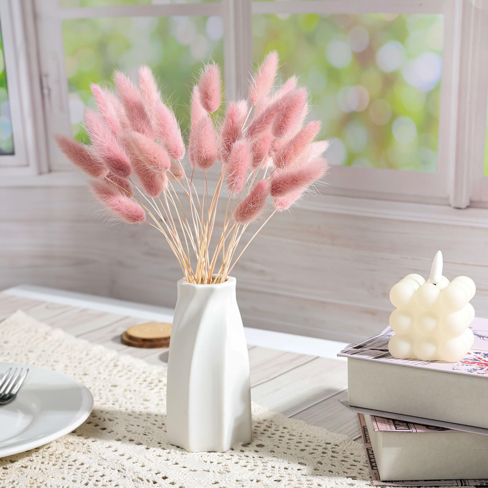 120 стеблей, розовые сушеные х – обзор и цена Pampas Grass Decor