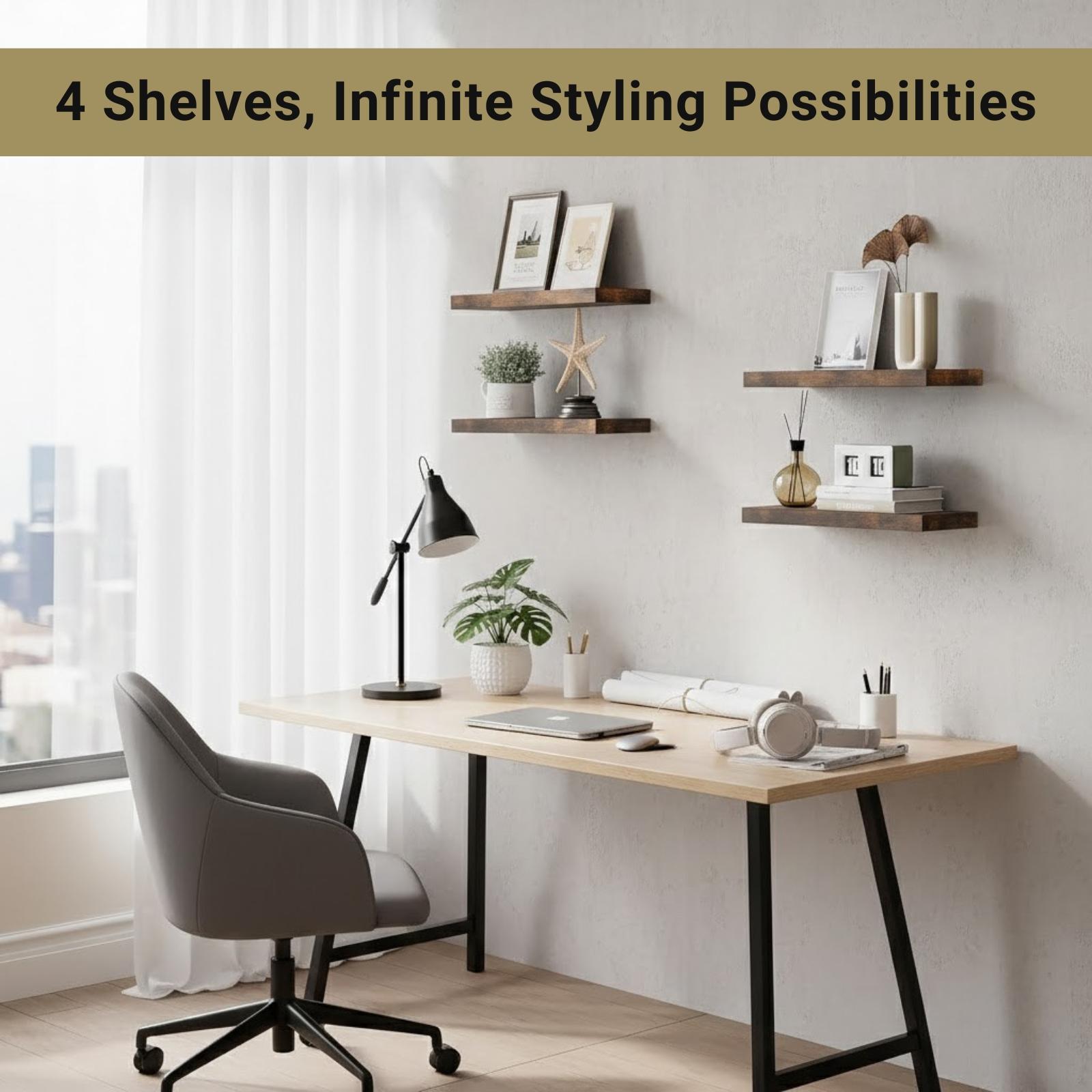 4 шт. настенных плавающих поло – обзор и цена Floating Shelves