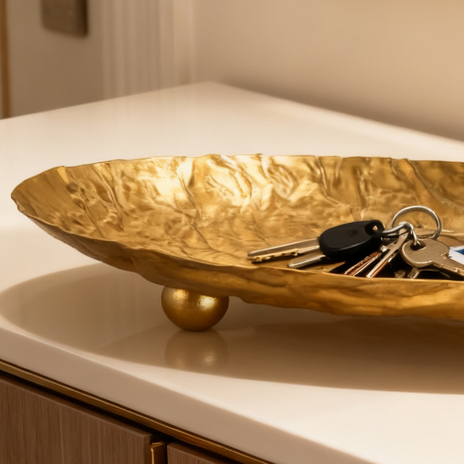 Роскошный золотой металлически – обзор и цена Vanity Home Decor
