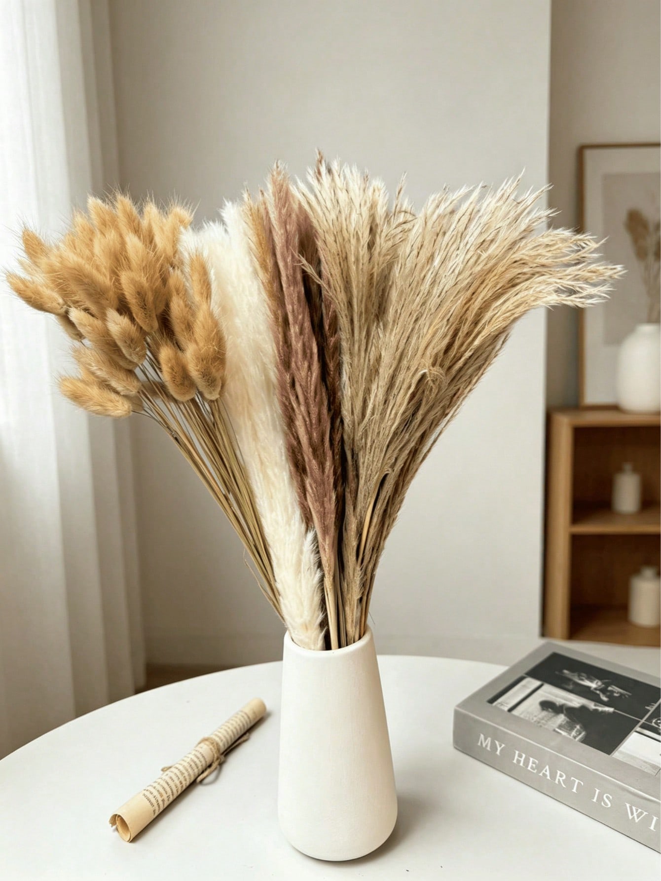 10/20/30 шт. белой искусственн – обзор и цена Pampas Grass Decor