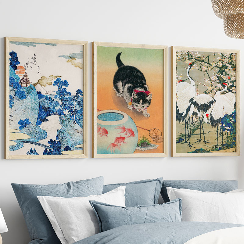 Японский Katsushika Hokusai хо – обзор и цена Home Decor Interior