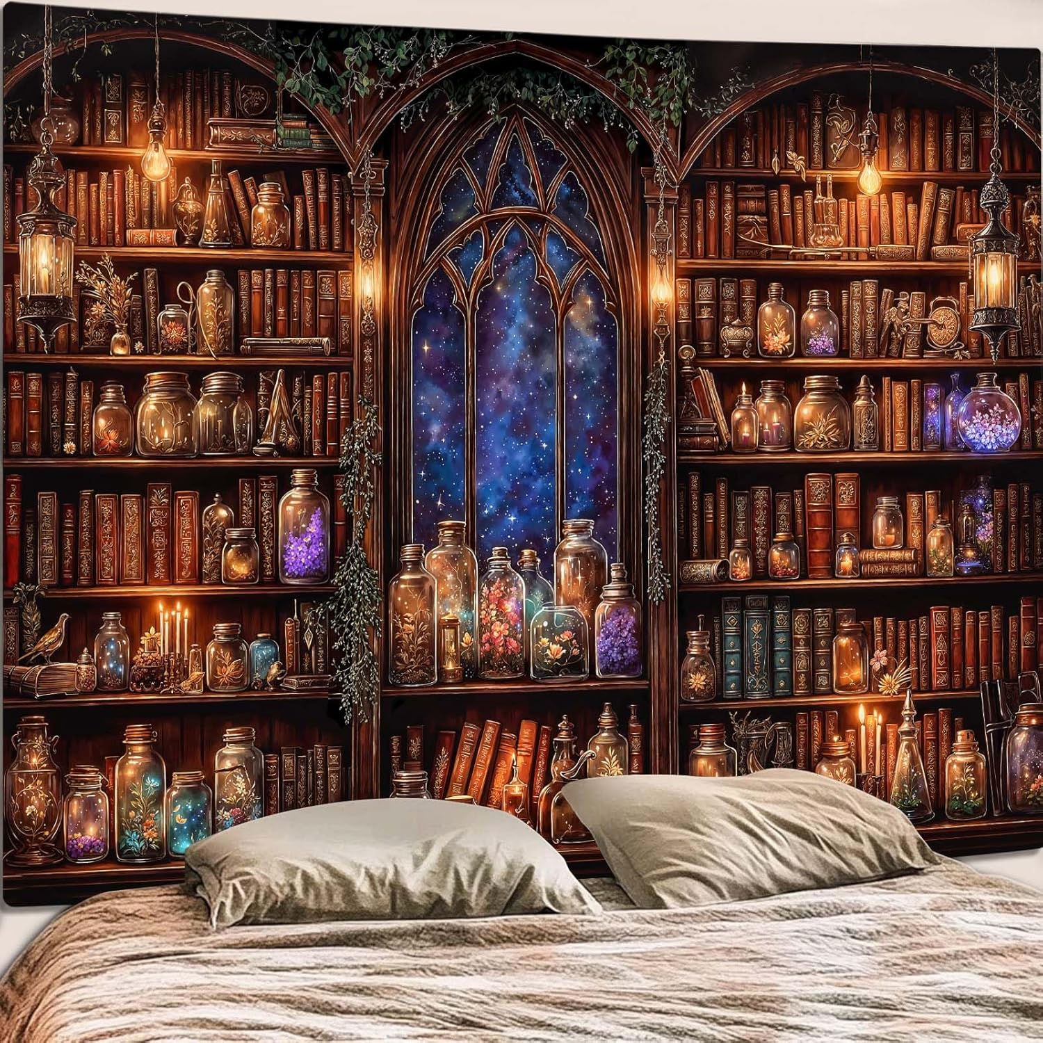 Фэнтезийный гобелен для книжно – обзор и цена Aesthetic Tapestry
