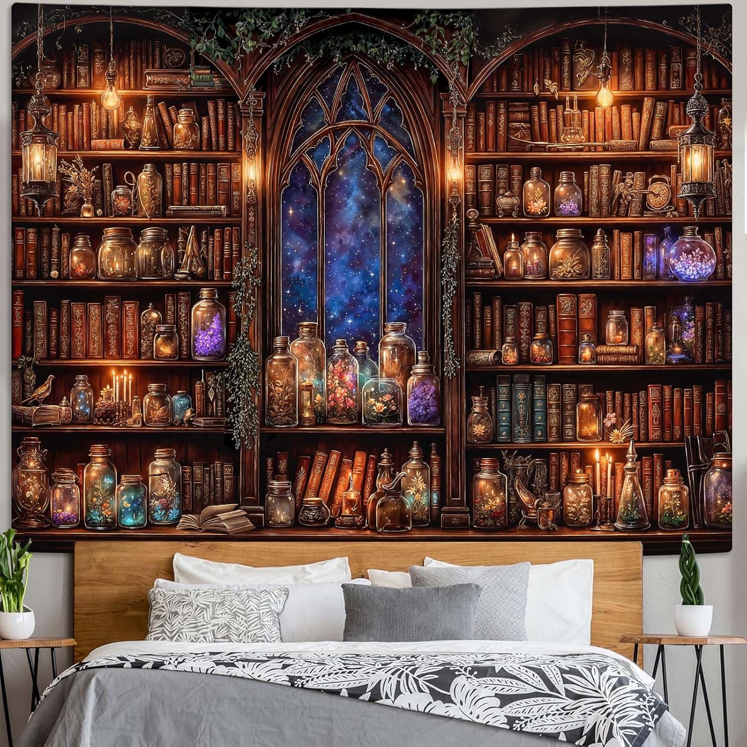Фэнтезийный гобелен для книжно – обзор и цена Aesthetic Tapestry