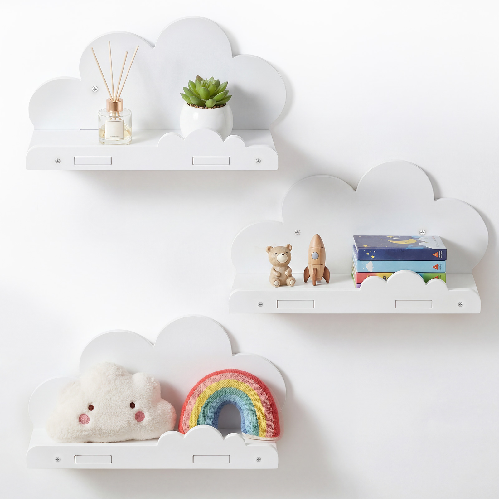 Набор из 3-х настенных полок в – обзор и цена Floating Shelves