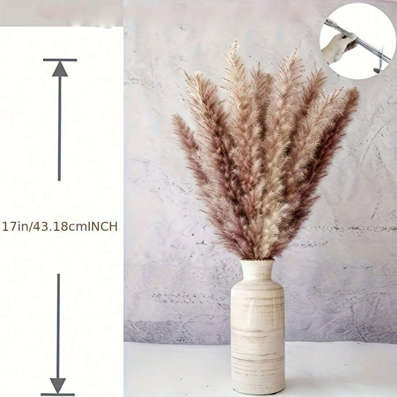 Букет из 110 штук сушеной трав – обзор и цена Pampas Grass Decor