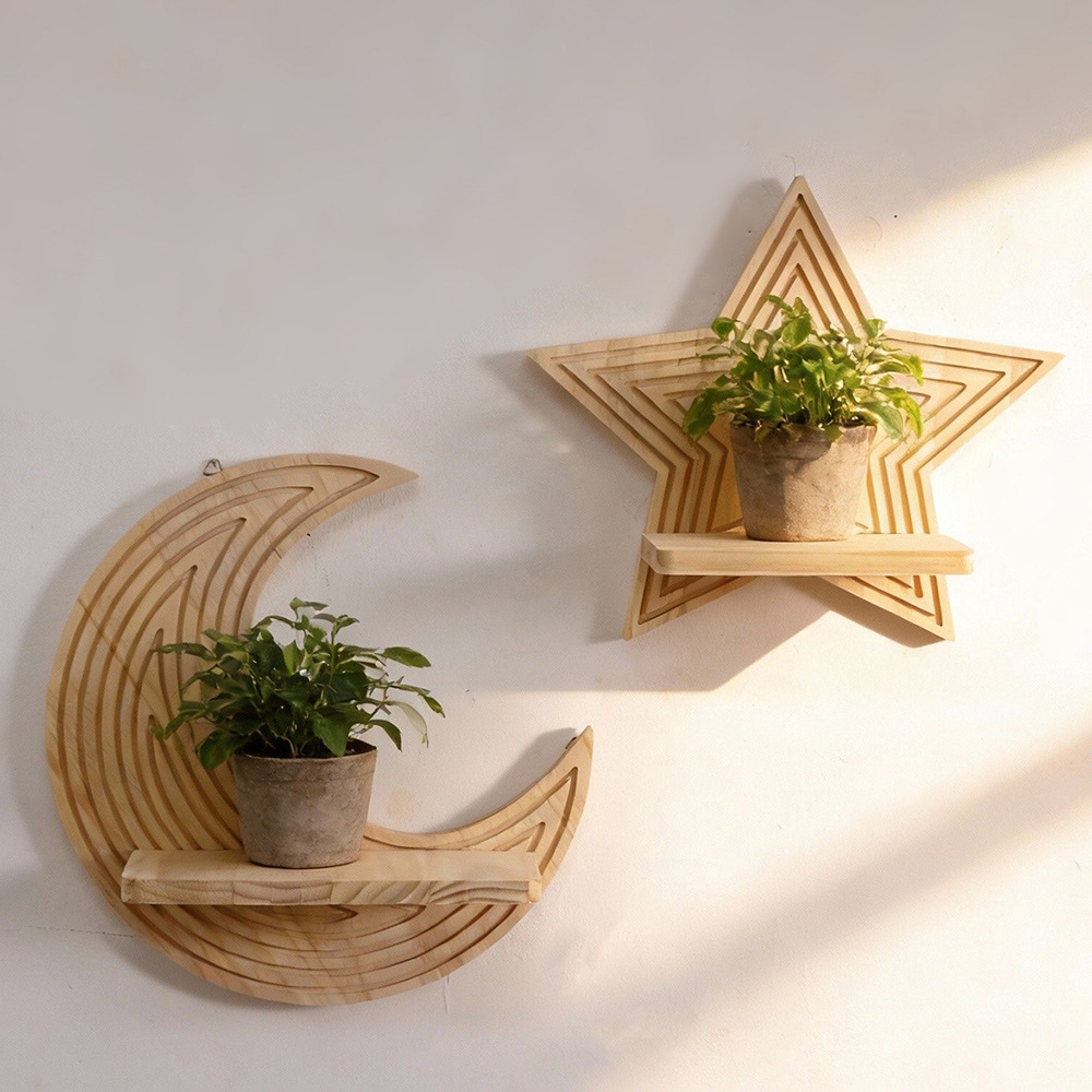 Деревянные настенные полки в ф – обзор и цена Floating Shelves