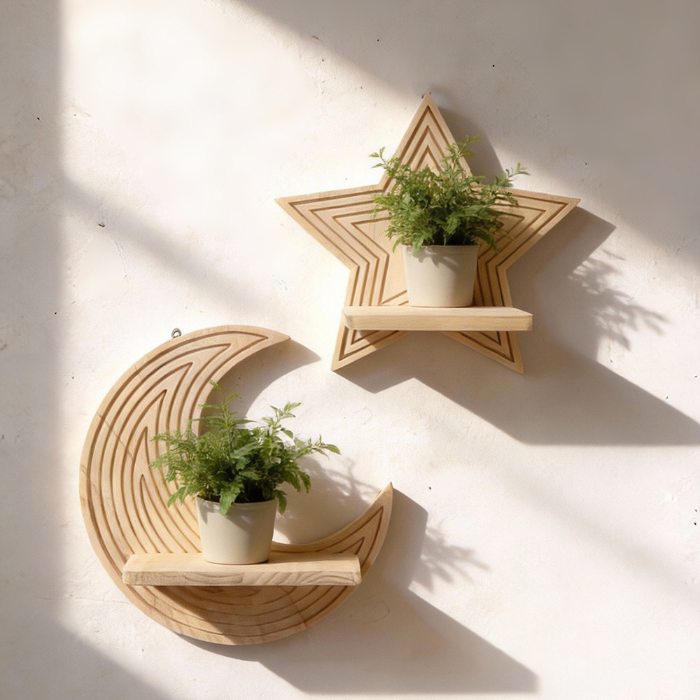 Деревянные настенные полки в ф – обзор и цена Floating Shelves