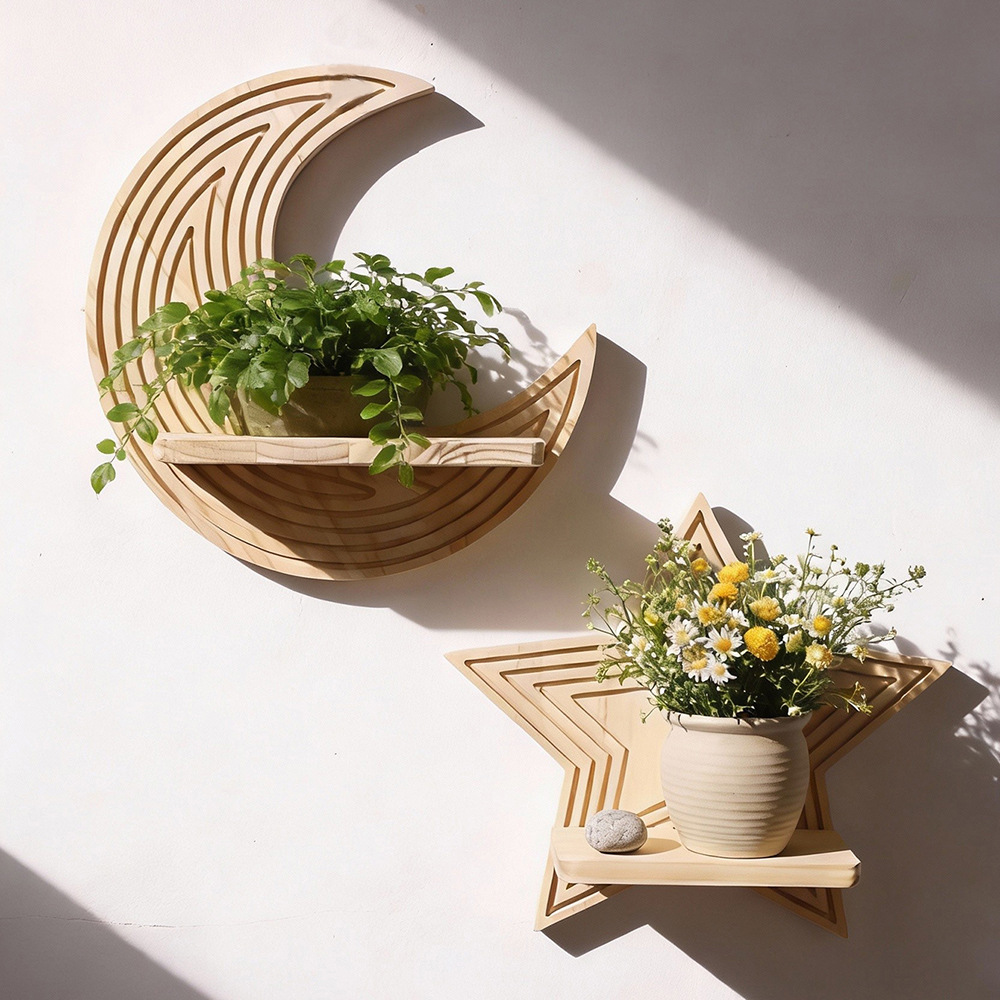 Деревянные настенные полки в ф – обзор и цена Floating Shelves