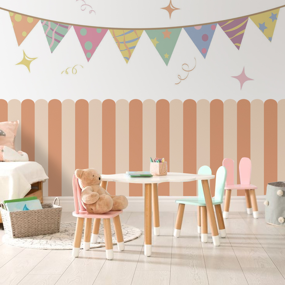 Многоцветные обои с дугой в ве – обзор и цена Home Decor Game