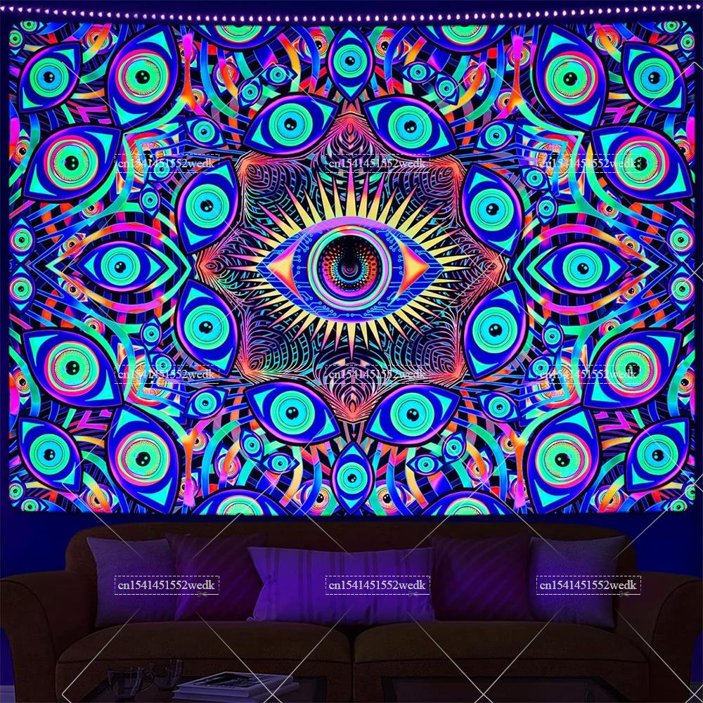 Черная подсветка, стиль бохо,  – обзор и цена Aesthetic Tapestry