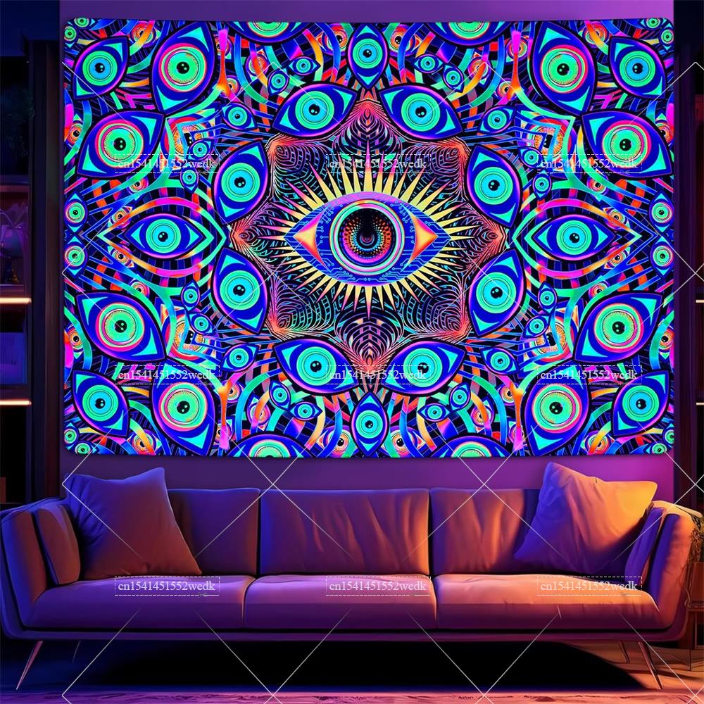 Черная подсветка, стиль бохо,  – обзор и цена Aesthetic Tapestry