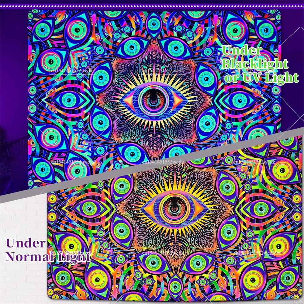Черная подсветка, стиль бохо,  – обзор и цена Aesthetic Tapestry